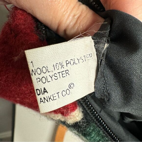 Vintage red wool kilim southwestern large carryall carpet tote bag - Picture 9 of 14